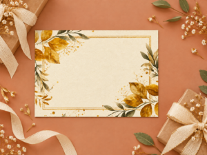 Golden Botanicals Gift Tag (Pack of 10)