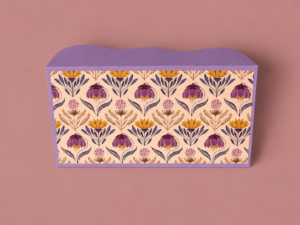 Purple Botanical Money Envelope