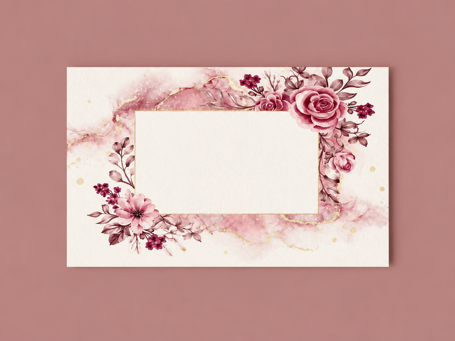 Blush Botanical Gift Tag (Pack of 10)