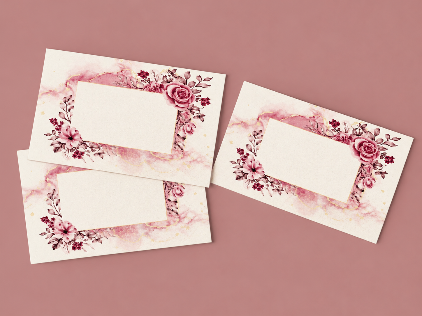 Blush Botanical Gift Tag (Pack of 10) - Image 2