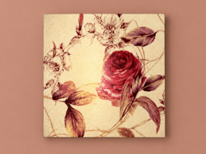 Vintage Rose Foldable Gift Tag (Pack of 10)