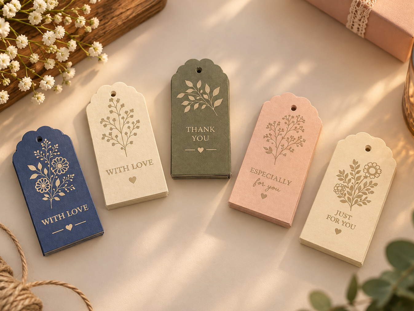 Paper & Wick Signature Gift Tags (Pack of 10)