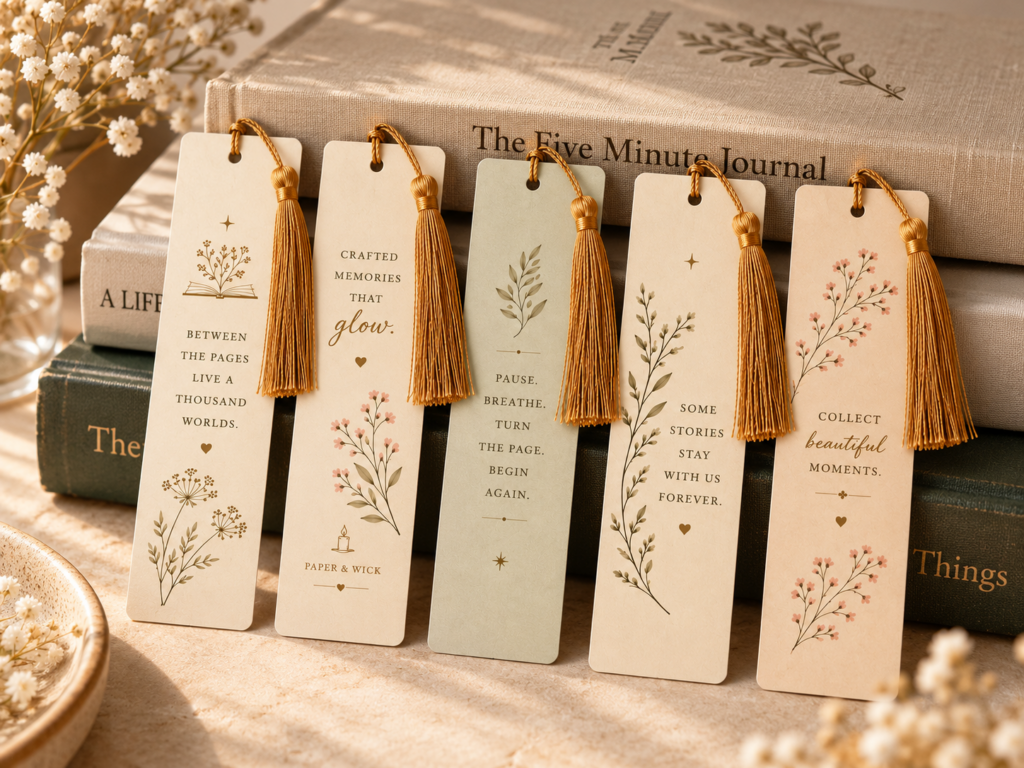Paper & Wick Bookmarks- Collection