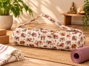 Hathi Quilted Yoga Bag