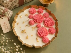 Rose Bloom - Urli Candle